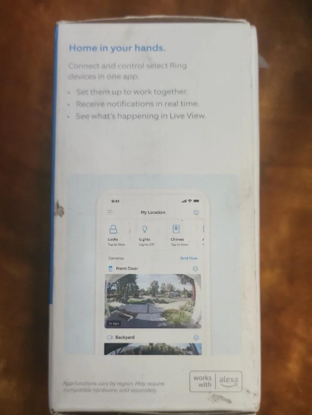 NIB Ring Video Doorbell Camera With Anti Theft Bracket.